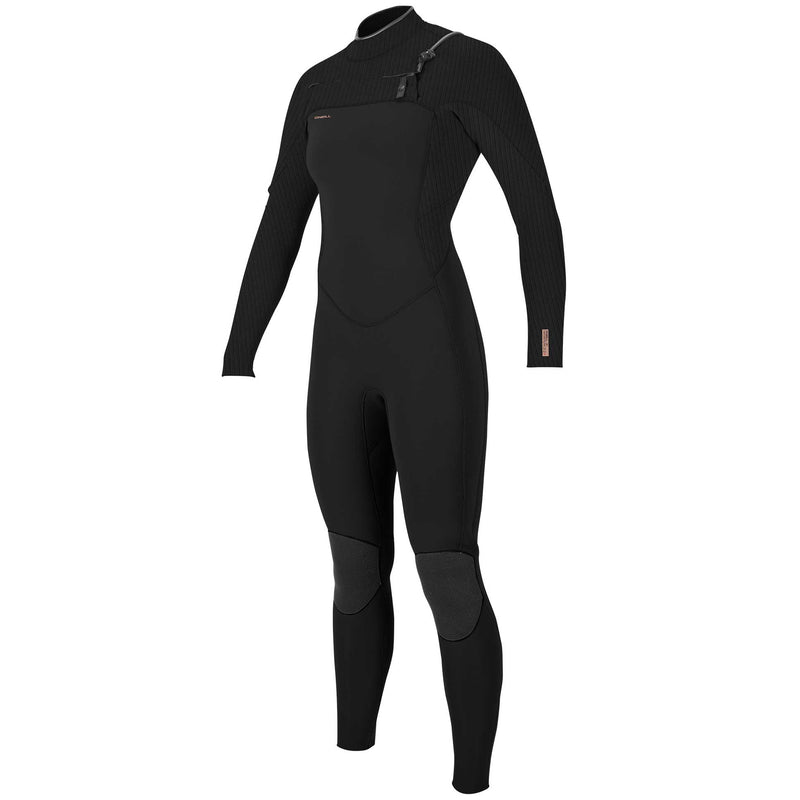 Load image into Gallery viewer, O&#39;Neill Women&#39;s Hyperfreak 3/2+ Chest Zip Wetsuit - Black
