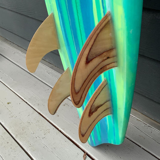 MW Shapes Custom Asym (Regular) 5'7 × 19 ½ × 2 ⅜ Surfboard • USED 4