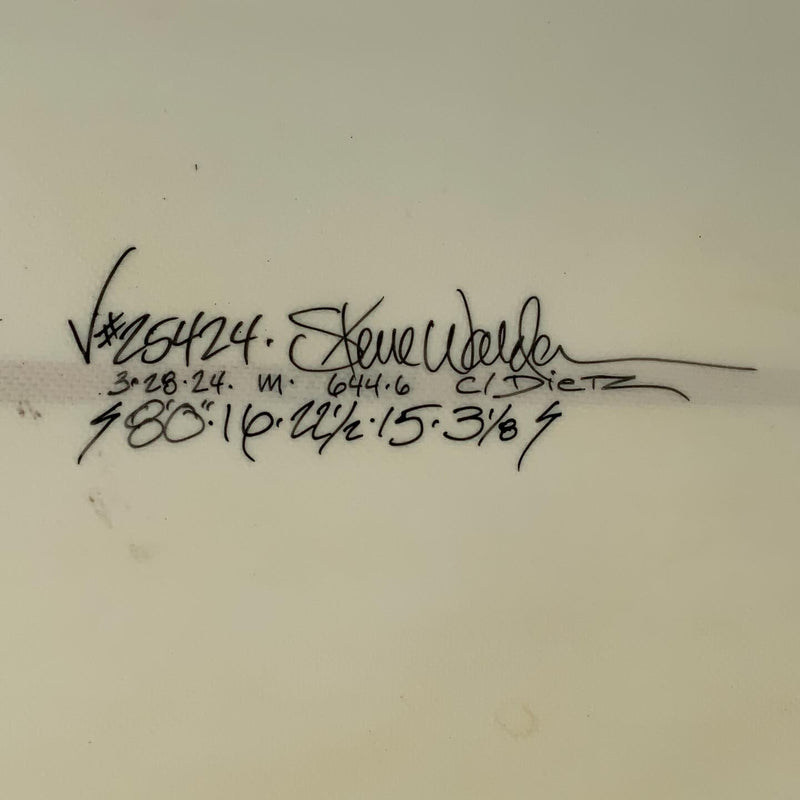 Load image into Gallery viewer, Walden Deviled Egg 8'0 × 22 ½ × 3 ⅛ Surfboard • USED 4
