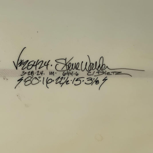 Walden Deviled Egg 8'0 × 22 ½ × 3 ⅛ Surfboard • USED 4