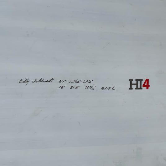 Harley Ingleby HI4 Thunderbolt Red 9'1 × 22 9/16 × 2 ¾ Surfboard • USED 4