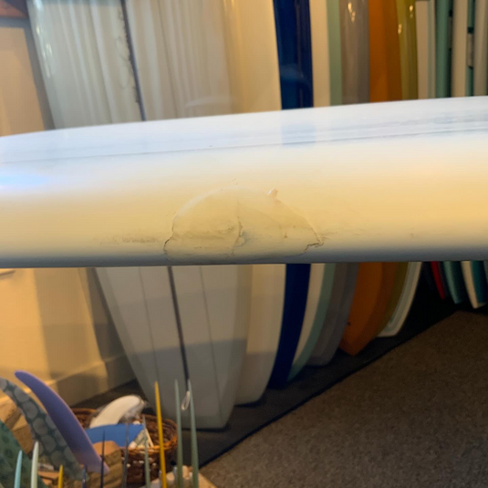 CJ Nelson Designs Apex Thunderbolt Silver 9'11 × 24 × 3 ⅜ Surfboard • USED 