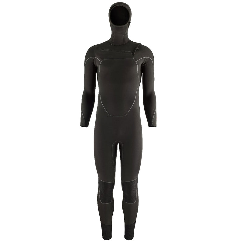 Load image into Gallery viewer, Patagonia R4 Yulex 5.5/4 Hooded Chest Zip Wetsuit - Black
