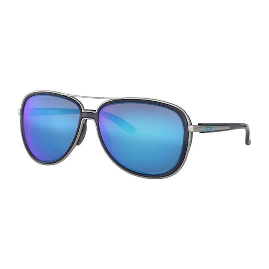 Oakley Split Time Polarized Sunglasses - Navy/Prizm Sapphire