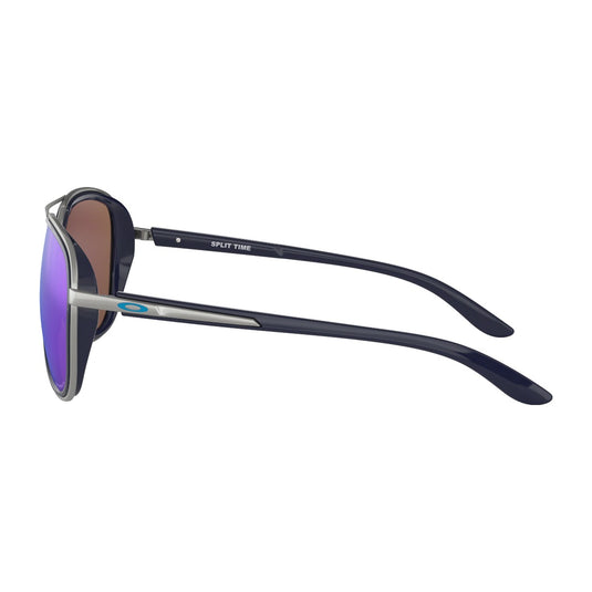 Oakley Split Time Polarized Sunglasses - Navy/Prizm Sapphire