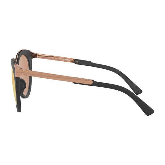 Oakleys Women's Top Knot Polarized Sunglasses - Velvet Black/Prizm Rose Gold