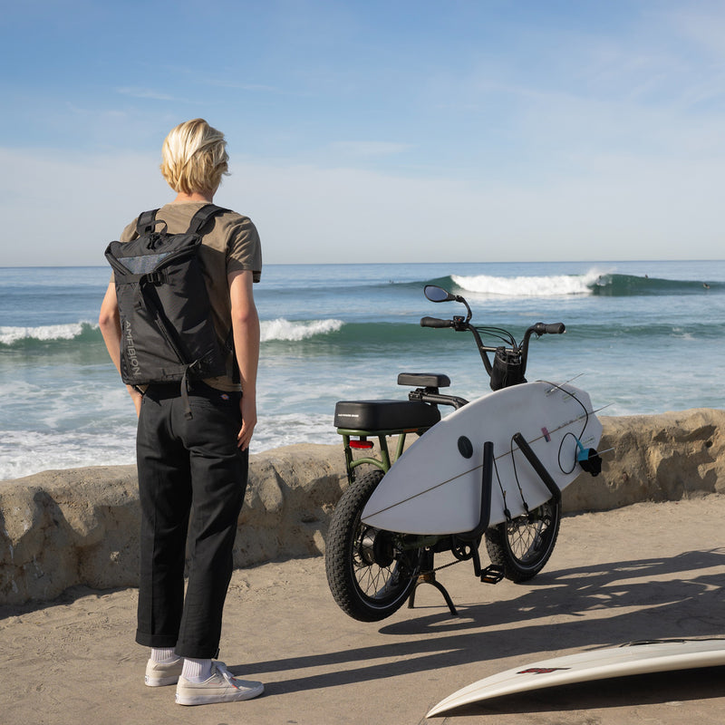 Load image into Gallery viewer, AMFIBION Shoreline 2-in-1 Changing Mat to Surf Pack Backpack
