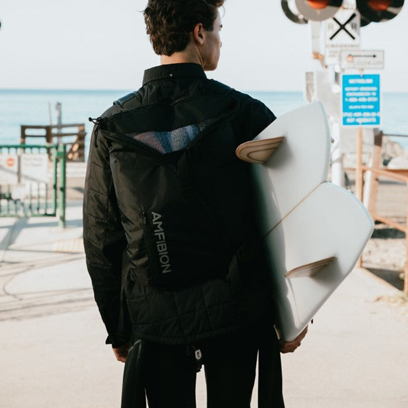 Load image into Gallery viewer, AMFIBION Shoreline 2-in-1 Changing Mat to Surf Pack Backpack
