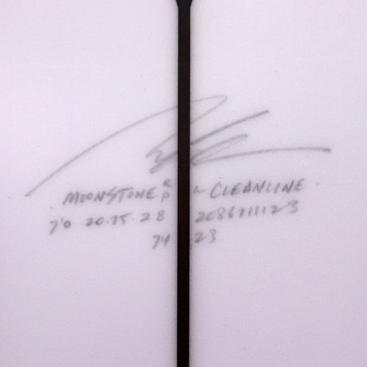 Album Surf Moonstone 7'0 × 20 ¾ × 2 ⅘ Surfboard - Clear 4