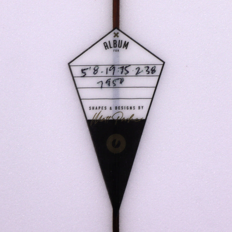 Load image into Gallery viewer, Album Surf Twinsman 5'8 x 19 ¾ x 2 ⅜ Surfboard - Clear
