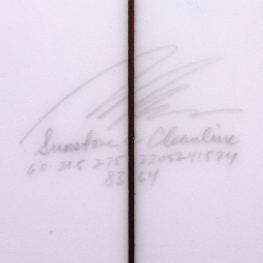 Album Surf Sunstone 6'0 × 21 ½ × 2 ¾ Surfboard - Clear 4