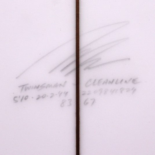 Album Surf Twinsman 5'10 × 20 × 2 7/16 Surfboard - Clear 4
