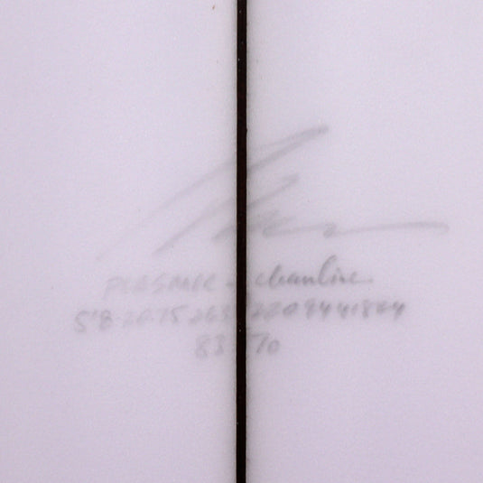 Album Surf Plasmic 5'8 × 20 ¾ × 2 ⅝ Surfboard - Clear 4