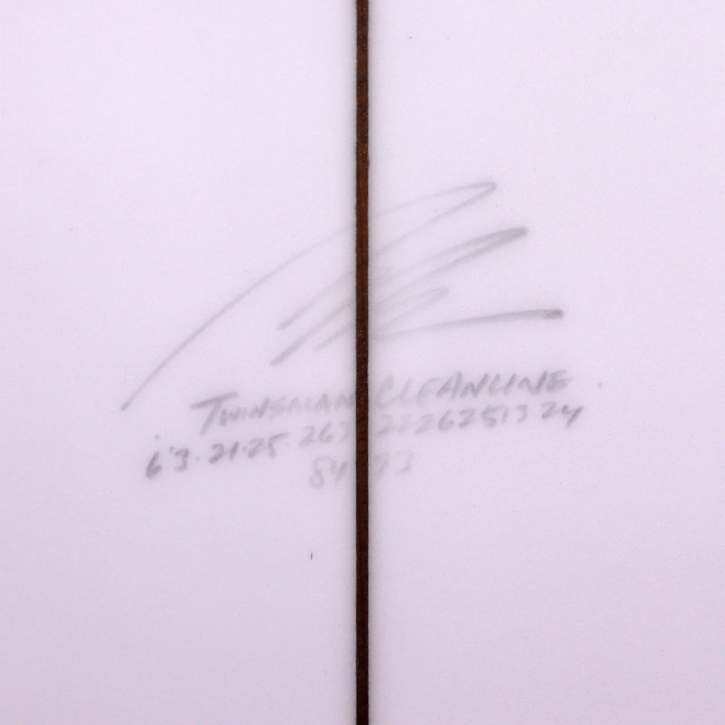Load image into Gallery viewer, Album Surf Twinsman 6'3 × 21 ¼ × 2 ⅝ Surfboard - Clear 4
