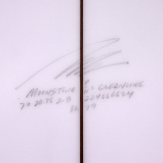 Album Surf Moonstone 7'0 × 20 ¾ × 2 ⅘ Surfboard - Clear 4