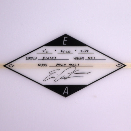 Arakawa Holy Moli 7'2 x 21 ¼ x 2 ⅞ Surfboard