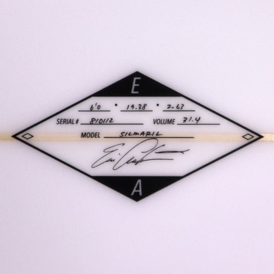 Arakawa Silmaril 6'0 x 19 ⅜ x 2 ⅝ Surfboard