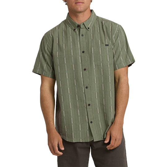 Billabong All Day Jacquard Short Sleeve Button-Down Shirt