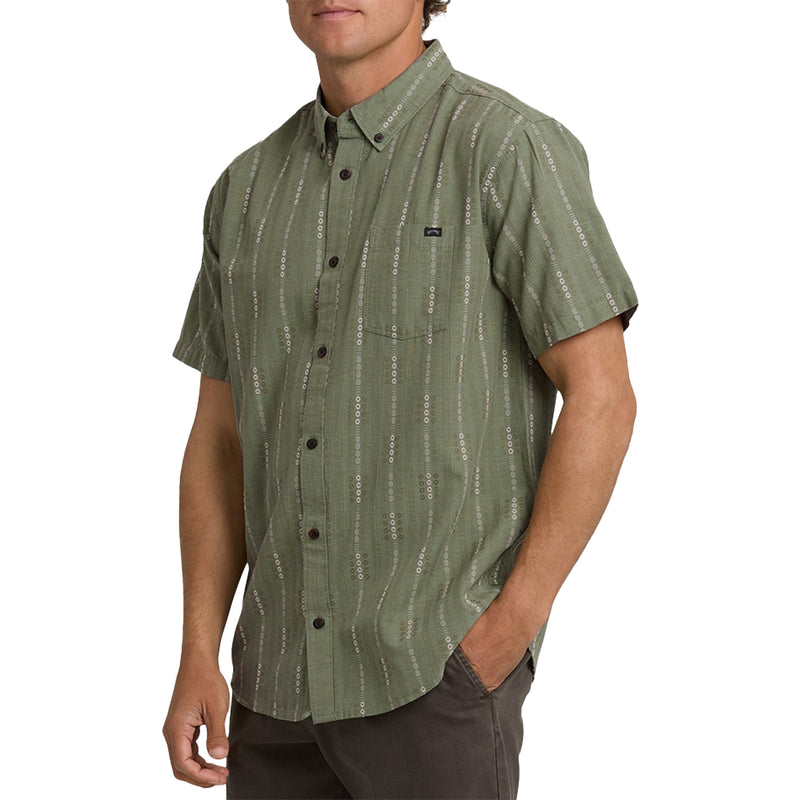 Load image into Gallery viewer, Billabong All Day Jacquard Short Sleeve Button-Down Shirt

