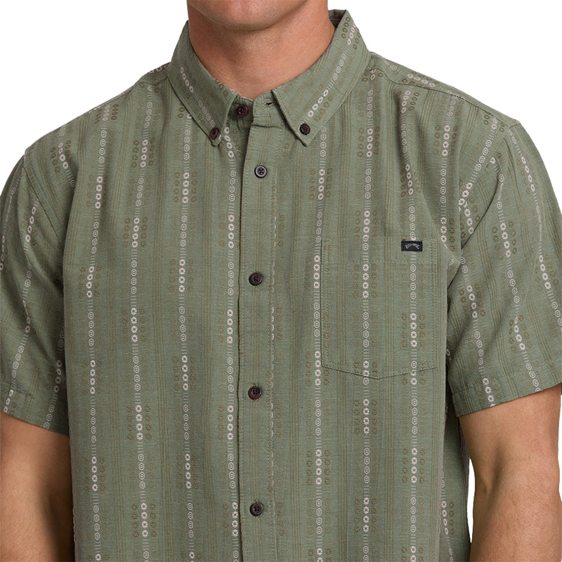Load image into Gallery viewer, Billabong All Day Jacquard Short Sleeve Button-Down Shirt
