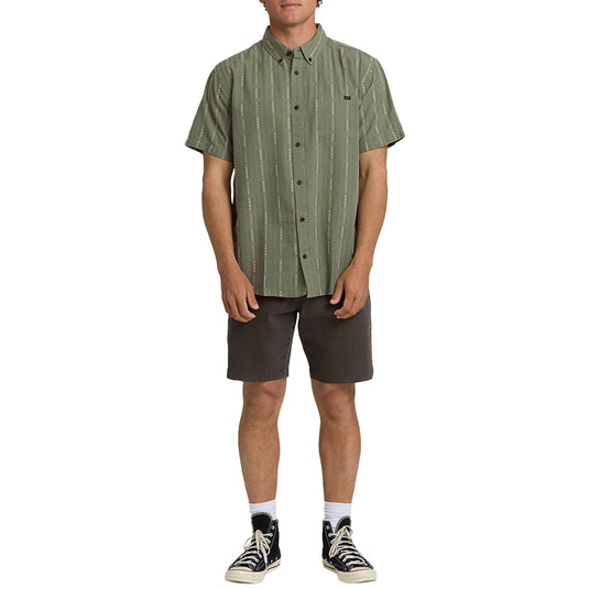 Billabong All Day Jacquard Short Sleeve Button-Down Shirt