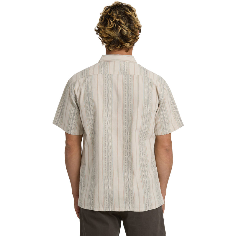 Load image into Gallery viewer, Billabong Sundays Jacquard Short Sleeve Button-Up Shirt 
