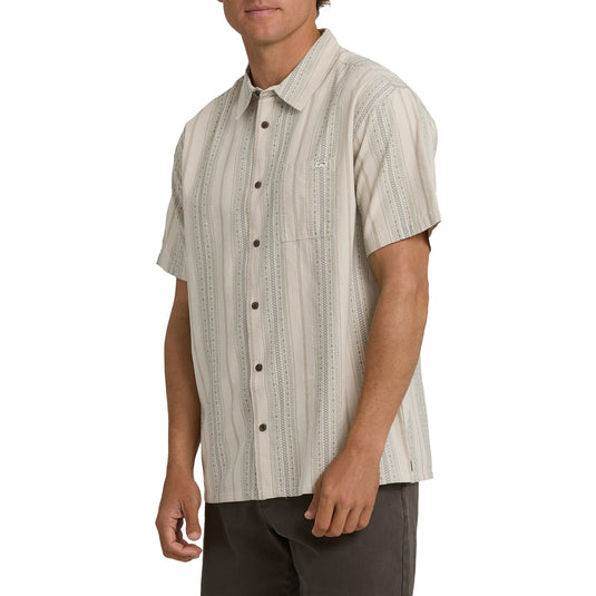 Billabong Sundays Jacquard Short Sleeve Button-Up Shirt 