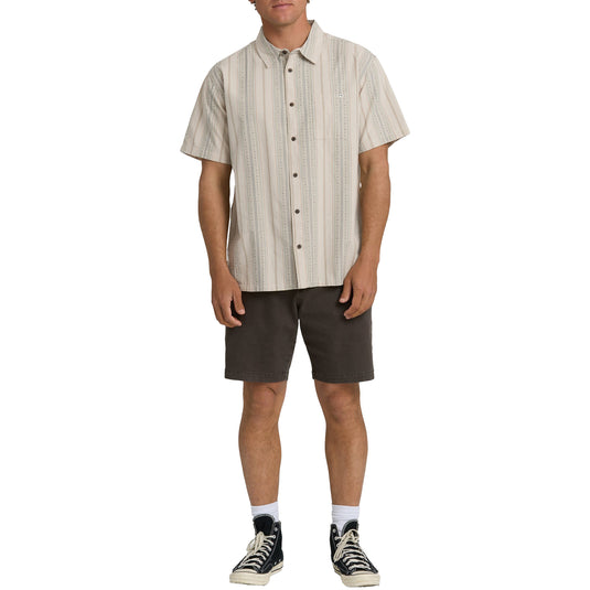 Billabong Sundays Jacquard Short Sleeve Button-Up Shirt 