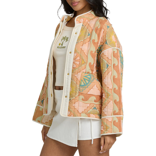 Billabong Women's Folk Story 2 Snap-Button Jacket 3