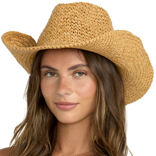 Billabong Women's Take It West Cowgirl Straw Hat