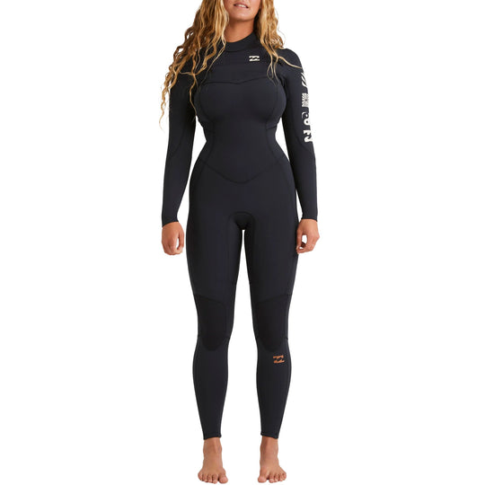 Billabong Women's Synergy Natural Upcycler 3/2 Chest-Zip Wetsuit