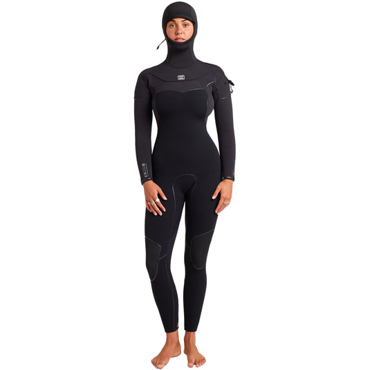Billabong Women's Furnace Ultra 4/3 Hooded Gullwing Chest-Zip Wetsuit