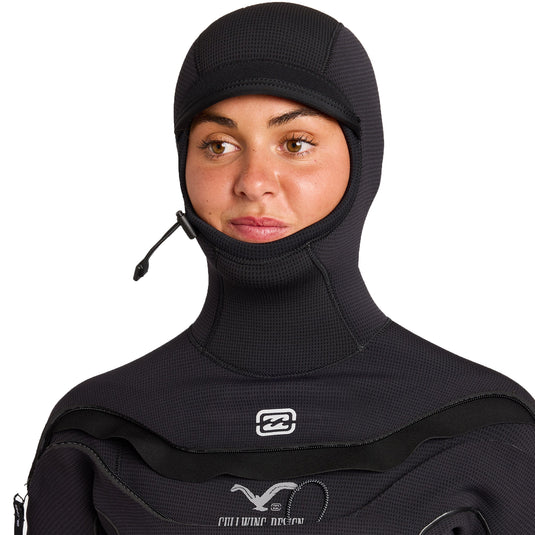 Billabong Women's Furnace Ultra 4/3 Hooded Gullwing Chest-Zip Wetsuit