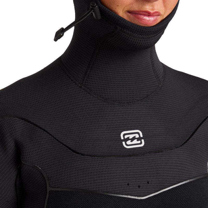 Load image into Gallery viewer, Billabong Women's Furnace Ultra 4/3 Hooded Gullwing Chest-Zip Wetsuit
