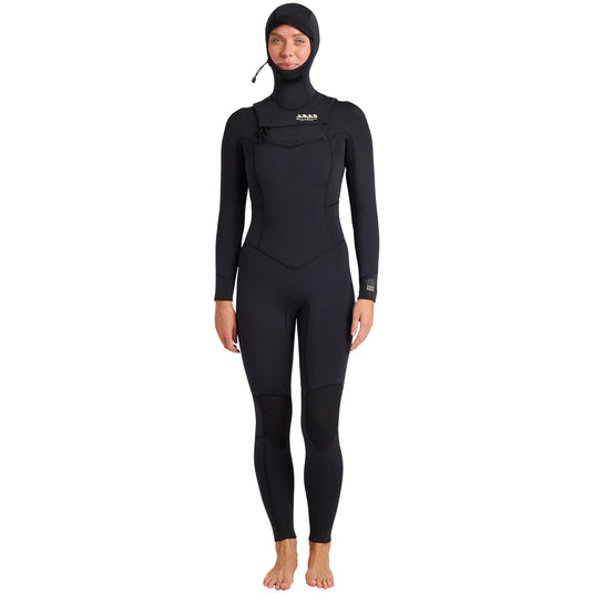 Billabong Women's Salty Dayz 5/4 Hooded Chest-Zip Wetsuit
