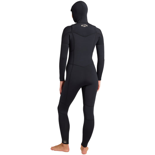 Billabong Women's Salty Dayz 5/4 Hooded Chest-Zip Wetsuit