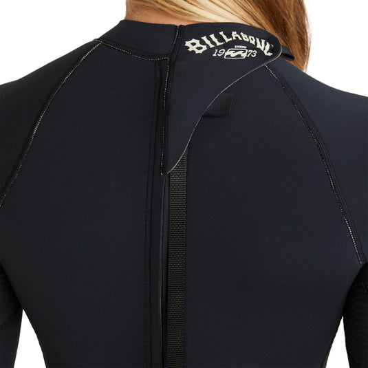Billabong Women's Spring Fever Natural Upcycler 2/2 Long Sleeve Back-Zip Spring Wetsuit