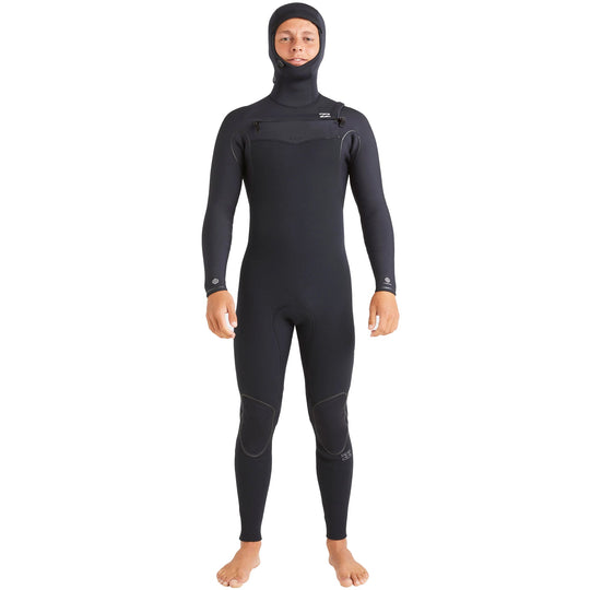 Billabong Furnace Natural Upcycler 4/3 Hooded Chest-Zip Wetsuit