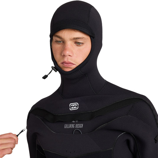 Billabong Furnace Ultra 4/3 Hooded Gullwing Chest-Zip Wetsuit 10