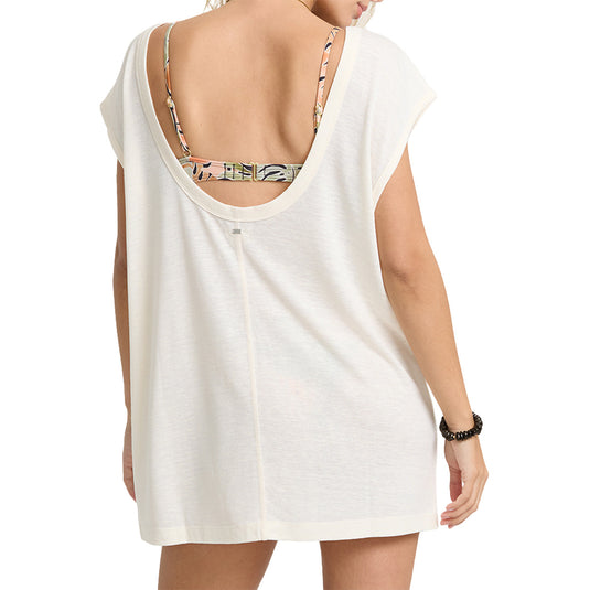 Billabong Women's Hallow Wave Short Sleeve Mini Dress 2