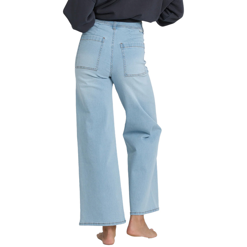 Load image into Gallery viewer, Billabong Women's Free Fall Indigo Denim Pants 2
