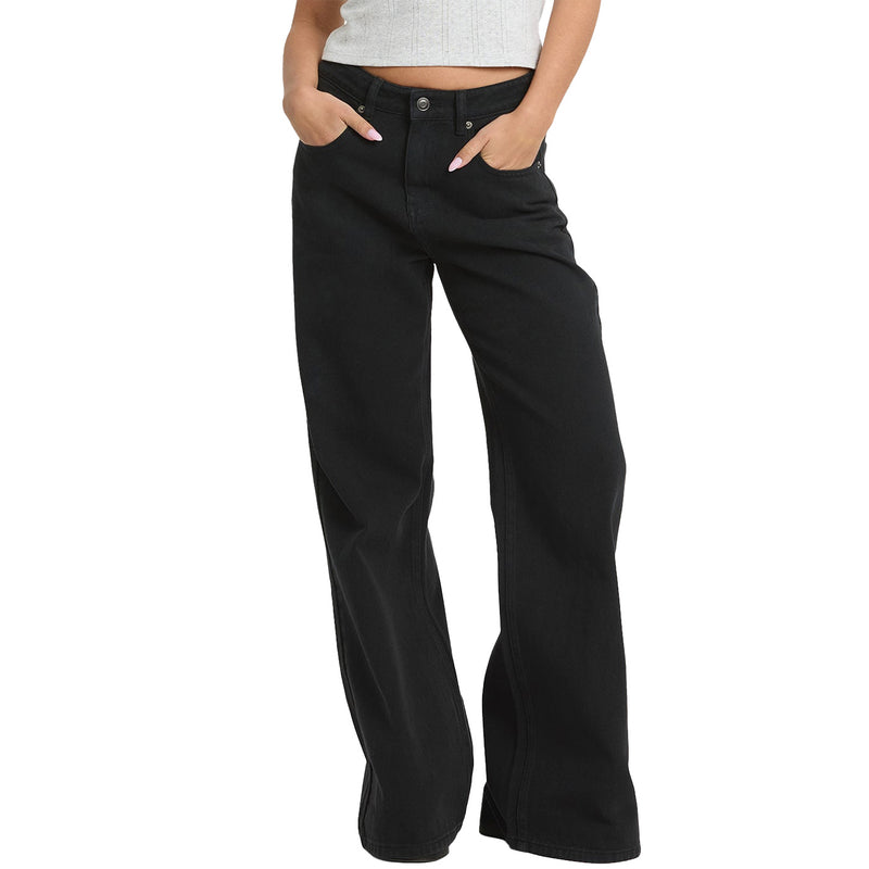 Load image into Gallery viewer, Billabong Women's Free Fall Flare Denim Jeans
