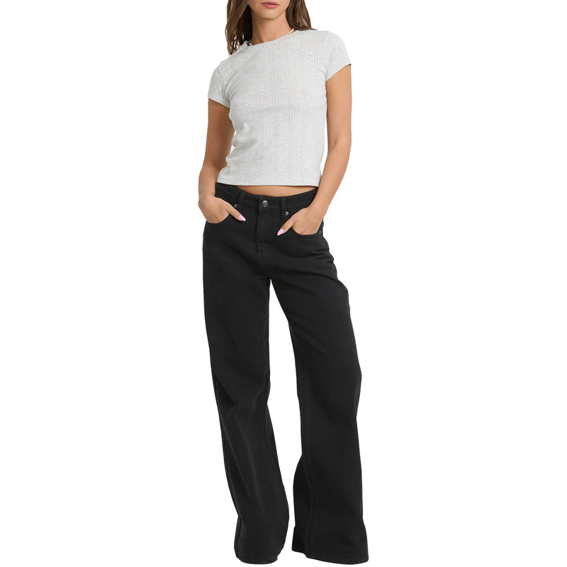 Load image into Gallery viewer, Billabong Women's Free Fall Flare Denim Jeans

