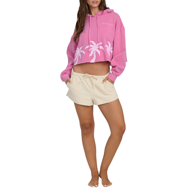 Load image into Gallery viewer, Billabong Women's Palmer Hood Crop Pullover Hoodie
