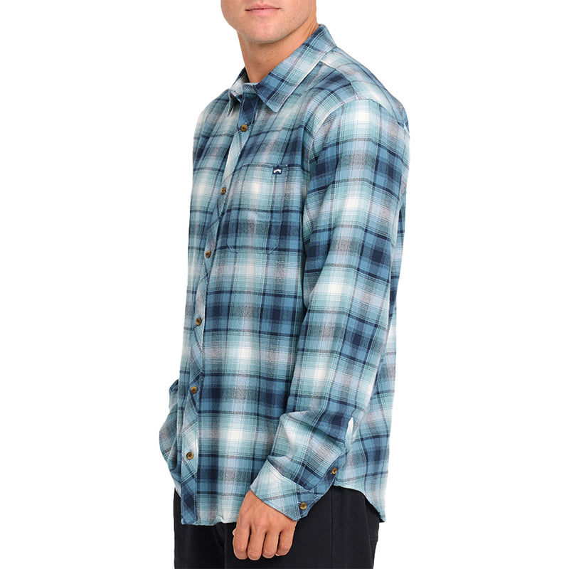 Load image into Gallery viewer, Billabong Coastline Long Sleeve Button-Up Flannel Shirt
