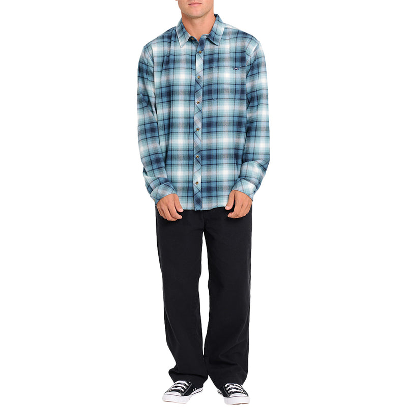 Load image into Gallery viewer, Billabong Coastline Long Sleeve Button-Up Flannel Shirt
