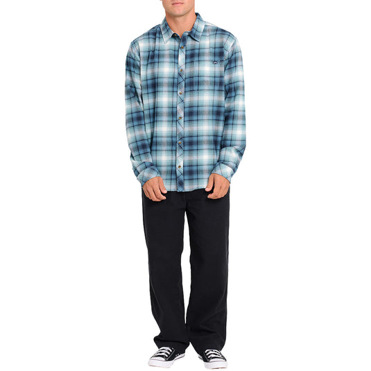 Billabong Coastline Long Sleeve Button-Up Flannel Shirt