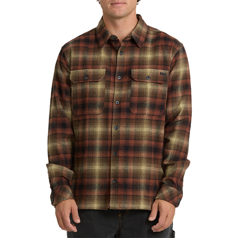 Load image into Gallery viewer, Billabong Offshore Long Sleeve Button-Up Flannel Shirt
