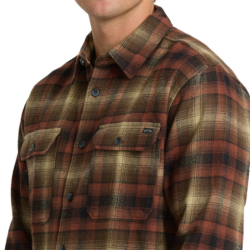 Load image into Gallery viewer, Billabong Offshore Long Sleeve Button-Up Flannel Shirt
