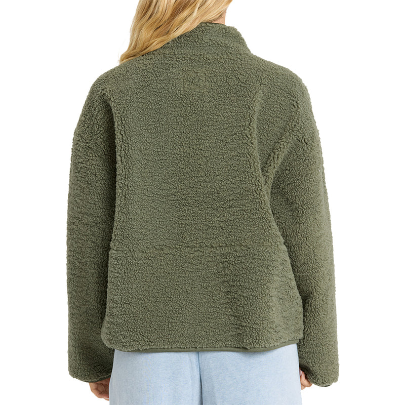 Load image into Gallery viewer, Billabong Women's Camper Reversible Snap-Button Sherpa Jacket

